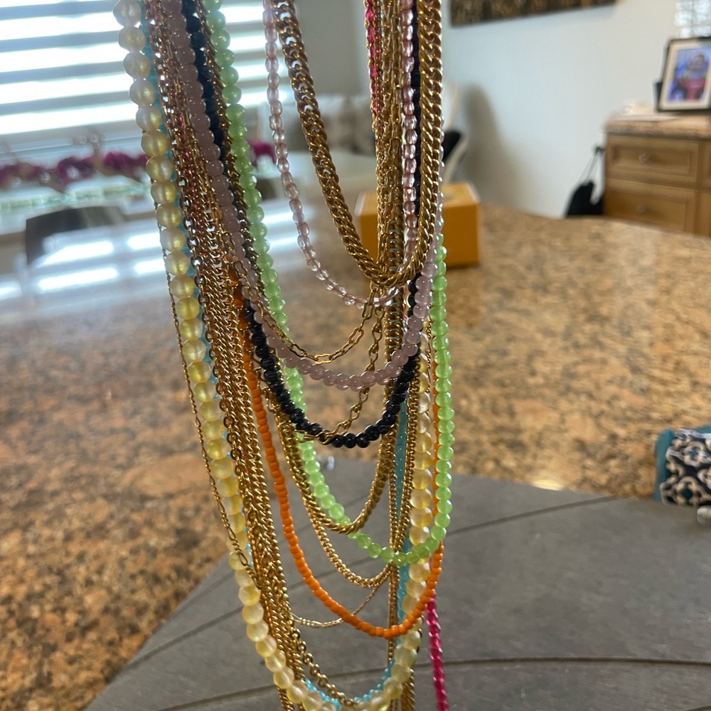 Multicolor Beaded Necklaces